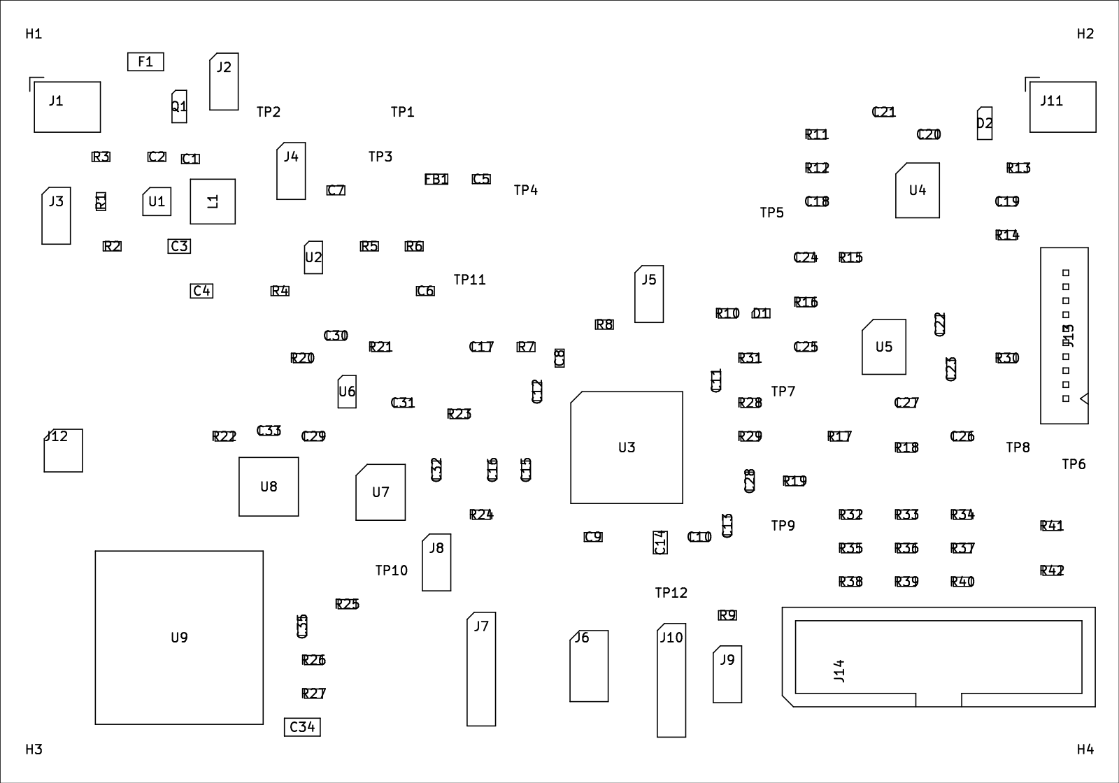 3D preview of the N06 main printed circuit board assembly