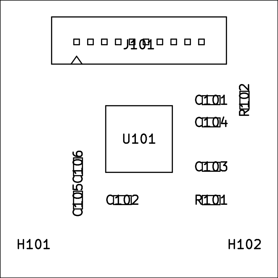 3D preview of the N06 sensor printed circuit board assembly